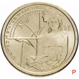 США 1 доллар (dollar) 2014  "Коренные Американцы - Гостеприимство индейцев"